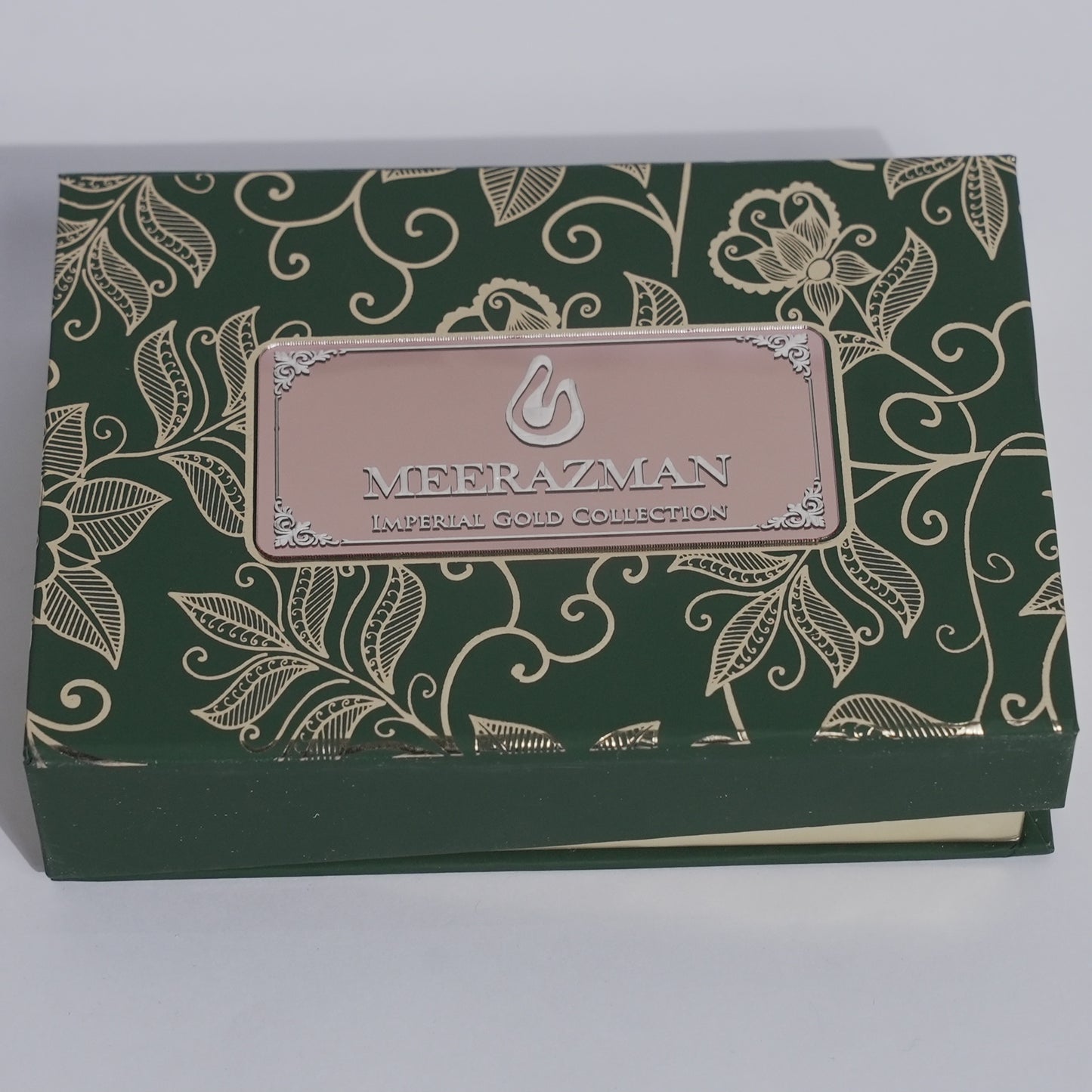 MEERAZMAN Imperial Gold Collection – Luxury Attar Gift Set (3 x 6ml) | Dahn Al Oud, Imperial & Ameer Al Oud