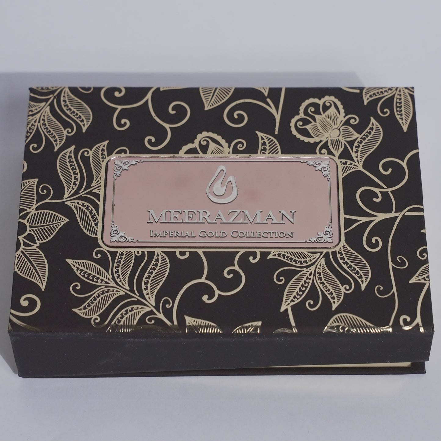MEERAZMAN Imperial Gold Collection – Luxury Attar Gift Set (3 x 6ml) | Dahn Al Oud, Imperial & Ameer Al Oud