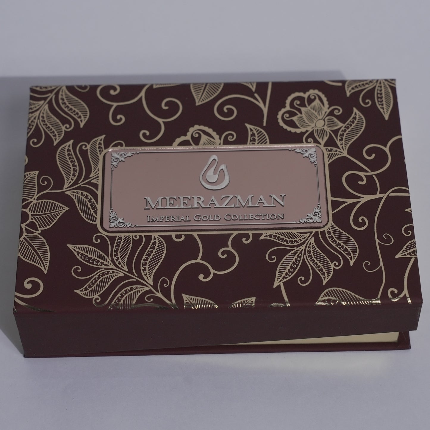 MEERAZMAN Imperial Gold Collection – Luxury Attar Gift Set (3 x 6ml) | Dahn Al Oud, Imperial & Ameer Al Oud