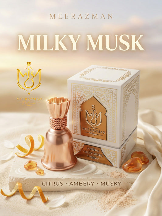 Meerazman MILKY MUSK Premium Attar - 12ml