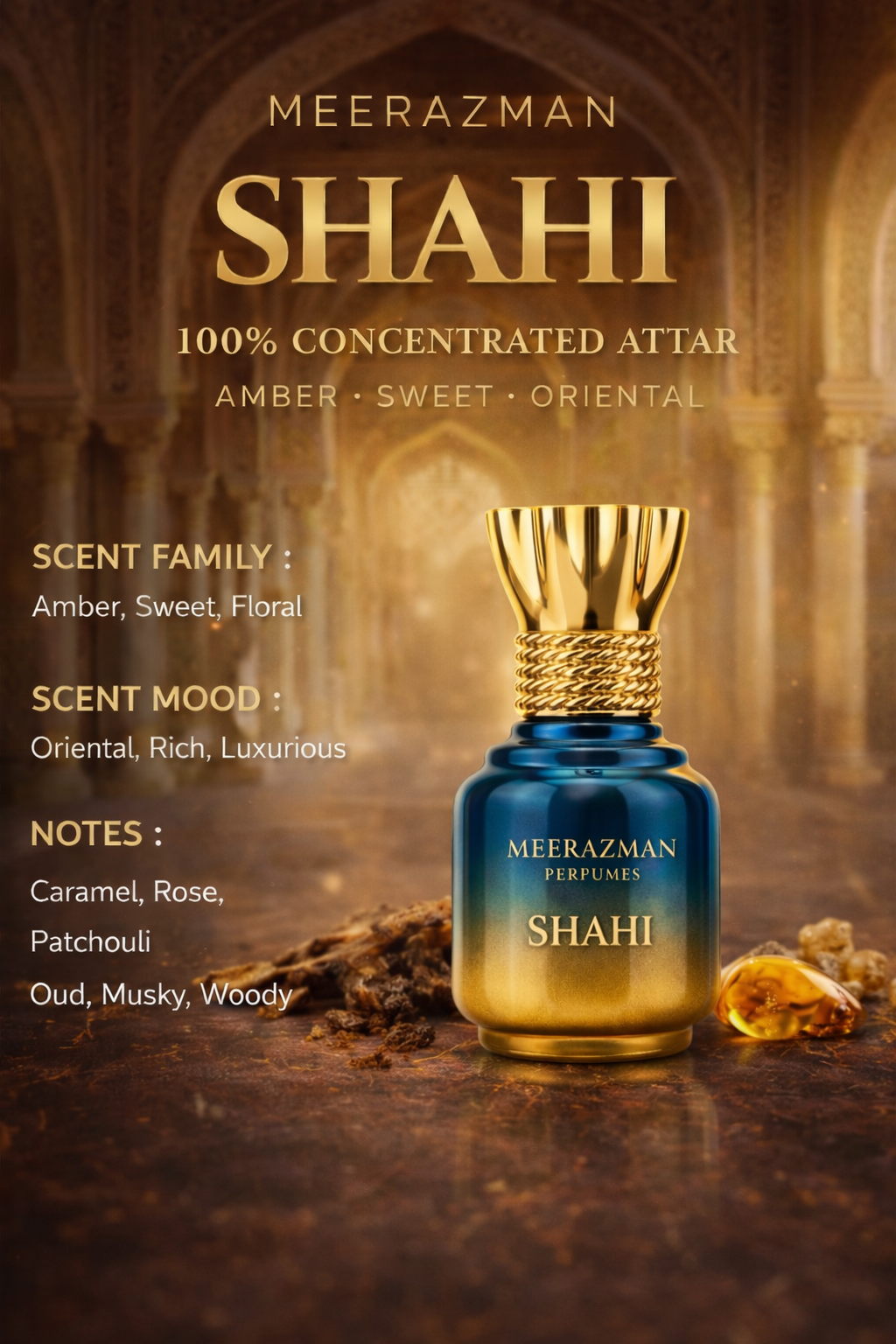 Meerazman SHAHI Premium Attar - 12ml