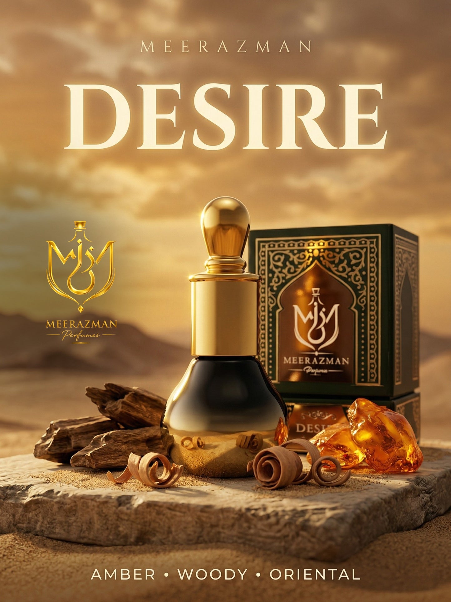 Meerazman DESIRE Premium Attar - 12ml